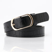 2020 Vintage Snake Leopard Print Belt for Women Black Fashion Waist Leather Belt for Lady Female Waistband Belts