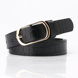 2020 Vintage Snake Leopard Print Belt for Women Black Fashion Waist Leather Belt for Lady Female Waistband Belts