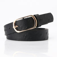 2020 Vintage Snake Leopard Print Belt for Women Black Fashion Waist Leather Belt for Lady Female Waistband Belts