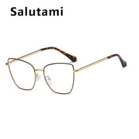 2020 New Luxury Brand Anti-blue Light Square Clear Glasses Frame For Women Retro Computer Goggle Cat Eye Eyeglasses Transparent