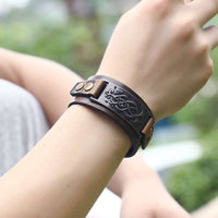 Vintage Handmade Feather Multilayer Leather Bracelet Sets Men Fashion Braiding Coffee Rope Wrap Bracelets &amp; Bangles Male Gift