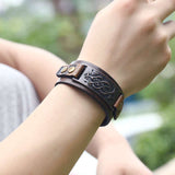 Vintage Handmade Feather Multilayer Leather Bracelet Sets Men Fashion Braiding Coffee Rope Wrap Bracelets &amp; Bangles Male Gift