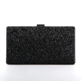 Women Evening Clutch Bag Diamond Sequin Wedding Clutch Purse and Handbag Party Banquet Black Gold Silver Two Chain Shoulder Bag