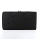 Women Evening Clutch Bag Diamond Sequin Wedding Clutch Purse and Handbag Party Banquet Black Gold Silver Two Chain Shoulder Bag