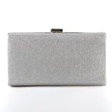Women Evening Clutch Bag Diamond Sequin Wedding Clutch Purse and Handbag Party Banquet Black Gold Silver Two Chain Shoulder Bag