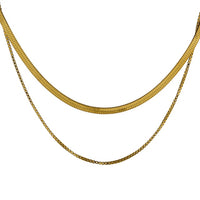 Yhpup Charm New Geometric Snake Chain Necklace Trendy Stainless Steel Jewelry Gold Metal Necklace брелок for Women Gift 2021