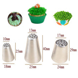 3pcs/5pcs/7pcs Cream Pastry Decorating Tips Set Stainless Steel Russian Tulip Icing Piping Cake Nozzles Cupcake Baking Tools