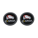 Cup Mats Non-slip Mat For Mercedes Smart Fortwo Forfour 453 451 450 Fluorescent Logo Storage Anti Stress Slip Covers Car Styling