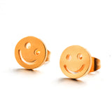 Multiple Golden Stainless Steel Cute Stud Earrings for Women Girls 2020 Fashion Minimalist Earrings Carnations Jewlery Gifts