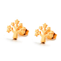 Multiple Golden Stainless Steel Cute Stud Earrings for Women Girls 2020 Fashion Minimalist Earrings Carnations Jewlery Gifts