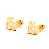 Multiple Golden Stainless Steel Cute Stud Earrings for Women Girls 2020 Fashion Minimalist Earrings Carnations Jewlery Gifts
