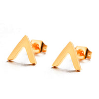 Multiple Golden Stainless Steel Cute Stud Earrings for Women Girls 2020 Fashion Minimalist Earrings Carnations Jewlery Gifts