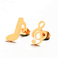 Multiple Golden Stainless Steel Cute Stud Earrings for Women Girls 2020 Fashion Minimalist Earrings Carnations Jewlery Gifts