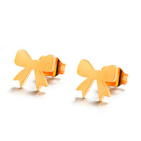 Multiple Golden Stainless Steel Cute Stud Earrings for Women Girls 2020 Fashion Minimalist Earrings Carnations Jewlery Gifts