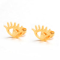 Multiple Golden Stainless Steel Cute Stud Earrings for Women Girls 2020 Fashion Minimalist Earrings Carnations Jewlery Gifts