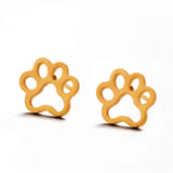 Multiple Golden Stainless Steel Cute Stud Earrings for Women Girls 2020 Fashion Minimalist Earrings Carnations Jewlery Gifts