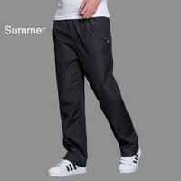 Plus Size 6XL Men&#39;s Summer/Autumn Pants Men Casual Pants Mens Breathable Quick Dry Trousers Male Loose Wide Leg Pants AM412
