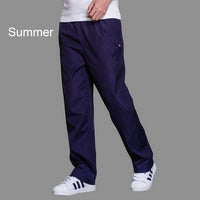 Plus Size 6XL Men&#39;s Summer/Autumn Pants Men Casual Pants Mens Breathable Quick Dry Trousers Male Loose Wide Leg Pants AM412