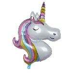 6pcs Rainbow Gradient Unicorn Party Balloon 32 inch Number Birthday Party Decorations Kids Unicorn Party Wedding Balloons Globos
