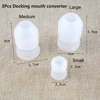 3pcs/5pcs/7pcs Cream Pastry Decorating Tips Set Stainless Steel Russian Tulip Icing Piping Cake Nozzles Cupcake Baking Tools