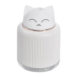 300ML USB Portable Air Humidifier Ultrasonic Aroma Oil Essential Diffuser LED Light Cute Cat Bear  Mist Maker For Home Car