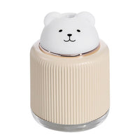 300ML USB Portable Air Humidifier Ultrasonic Aroma Oil Essential Diffuser LED Light Cute Cat Bear  Mist Maker For Home Car