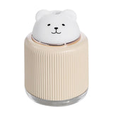 300ML USB Portable Air Humidifier Ultrasonic Aroma Oil Essential Diffuser LED Light Cute Cat Bear  Mist Maker For Home Car