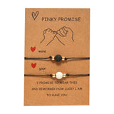 Vintage Jewelry Sunflower Designer Bracelets Gold Sunflower Quote Wish Bracelet Pinky Promise Couple Jewelry Women
