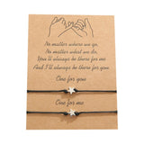 Vintage Jewelry Sunflower Designer Bracelets Gold Sunflower Quote Wish Bracelet Pinky Promise Couple Jewelry Women