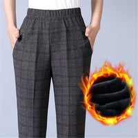 Extra Large Size Women Pants Loose High Elastic Elastic Pants Middle-aged Clothing 6XL 7XL 8XL Autumn Pants Female Trousers J400