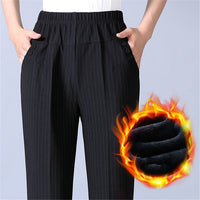 Extra Large Size Women Pants Loose High Elastic Elastic Pants Middle-aged Clothing 6XL 7XL 8XL Autumn Pants Female Trousers J400