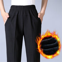Extra Large Size Women Pants Loose High Elastic Elastic Pants Middle-aged Clothing 6XL 7XL 8XL Autumn Pants Female Trousers J400
