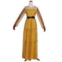 MD Robe Africaine Polka Dot Mesh Dresses For Women Plus Size Party Gowns Ladies Ankara Dashiki Clothing 2022 Summer Fashion 182#