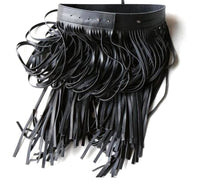 New Brand Hippie Boho Fringe Tassel Leather Ladies Belts All Matching Cool High Waist Fashion Long Wide Bondage for Women