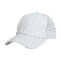 Women Ponytail Baseball Cap Snapback Adjustable Ponytail Gorras Casquette Summer Sunhat Mesh Trucker Hat Casquette Femm WH077