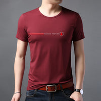 New Summer Brand Tops Plain 95% Cotton 5% Spandex t Shirt For Men Summer Short Sleeve Casual Fashion Men Clothes 2022