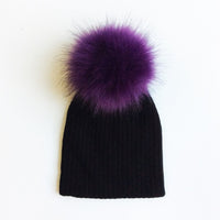 Winter Children Boy Girl Crochet Artificial Pompom Hat Knitted Toddler Kids Caps With Pompon Baby Beanie Hats Bonnet