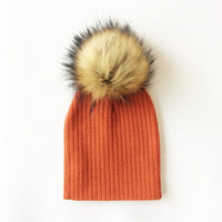 Winter Children Boy Girl Crochet Artificial Pompom Hat Knitted Toddler Kids Caps With Pompon Baby Beanie Hats Bonnet