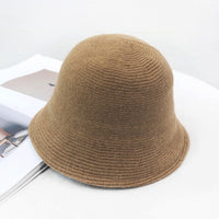 2020 panama warm winter Women&#39;s Bucket hat for teens Felt wool hat for girl sautumn and winter fashion Fur Black hip hop hat cap