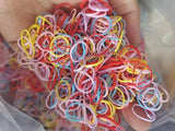 1mm Pet grooming Dog headwear Dogs Teddy York Rubber Band Does Hair Pet Rubber Band 20g 8024 Disposable rubber TPU about1000pcs