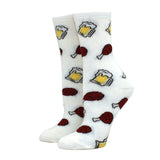 Women Socks Funny Cute Cartoon Fruits Banana Avocado Lemon Egg Cookie Donuts Food Happy colorful novelty skateboard Socks