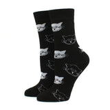 Women Socks Funny Cute Cartoon Fruits Banana Avocado Lemon Egg Cookie Donuts Food Happy colorful novelty skateboard Socks