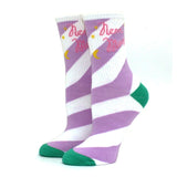Women Socks Funny Cute Cartoon Fruits Banana Avocado Lemon Egg Cookie Donuts Food Happy colorful novelty skateboard Socks