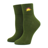 Women Socks Funny Cute Cartoon Fruits Banana Avocado Lemon Egg Cookie Donuts Food Happy colorful novelty skateboard Socks