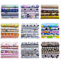 24*25cm/Pack 7pcs/Pack Printed Cotton Fabric Patchwork Floral Pattern Fabric Face Protection DIY Calico Sewing Supplies T7866