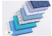 24*25cm/Pack 7pcs/Pack Printed Cotton Fabric Patchwork Floral Pattern Fabric Face Protection DIY Calico Sewing Supplies T7866