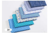 24*25cm/Pack 7pcs/Pack Printed Cotton Fabric Patchwork Floral Pattern Fabric Face Protection DIY Calico Sewing Supplies T7866