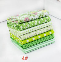 24*25cm/Pack 7pcs/Pack Printed Cotton Fabric Patchwork Floral Pattern Fabric Face Protection DIY Calico Sewing Supplies T7866