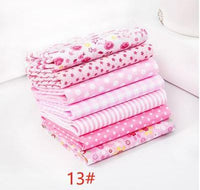24*25cm/Pack 7pcs/Pack Printed Cotton Fabric Patchwork Floral Pattern Fabric Face Protection DIY Calico Sewing Supplies T7866