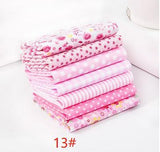 24*25cm/Pack 7pcs/Pack Printed Cotton Fabric Patchwork Floral Pattern Fabric Face Protection DIY Calico Sewing Supplies T7866